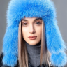 Шапка ушанка из песца Джесика